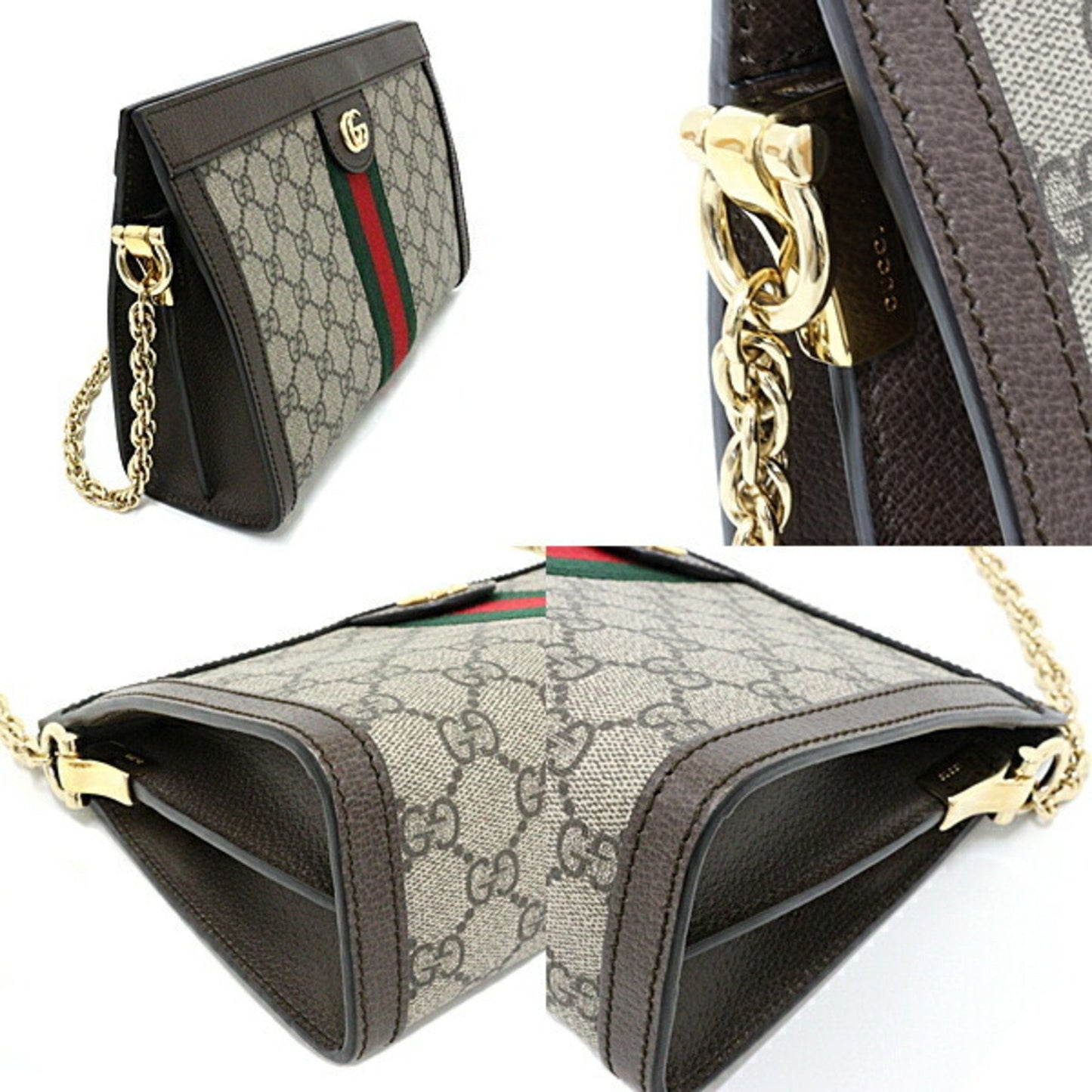 GUCCI Ophidia GG Small Shoulder Bag Supreme Canvas 503877