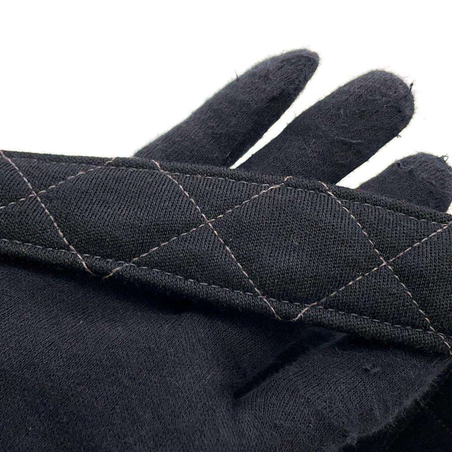 Chanel Shoulder Bag Double Face Matelasse Coco Mark Cotton CHANEL Black