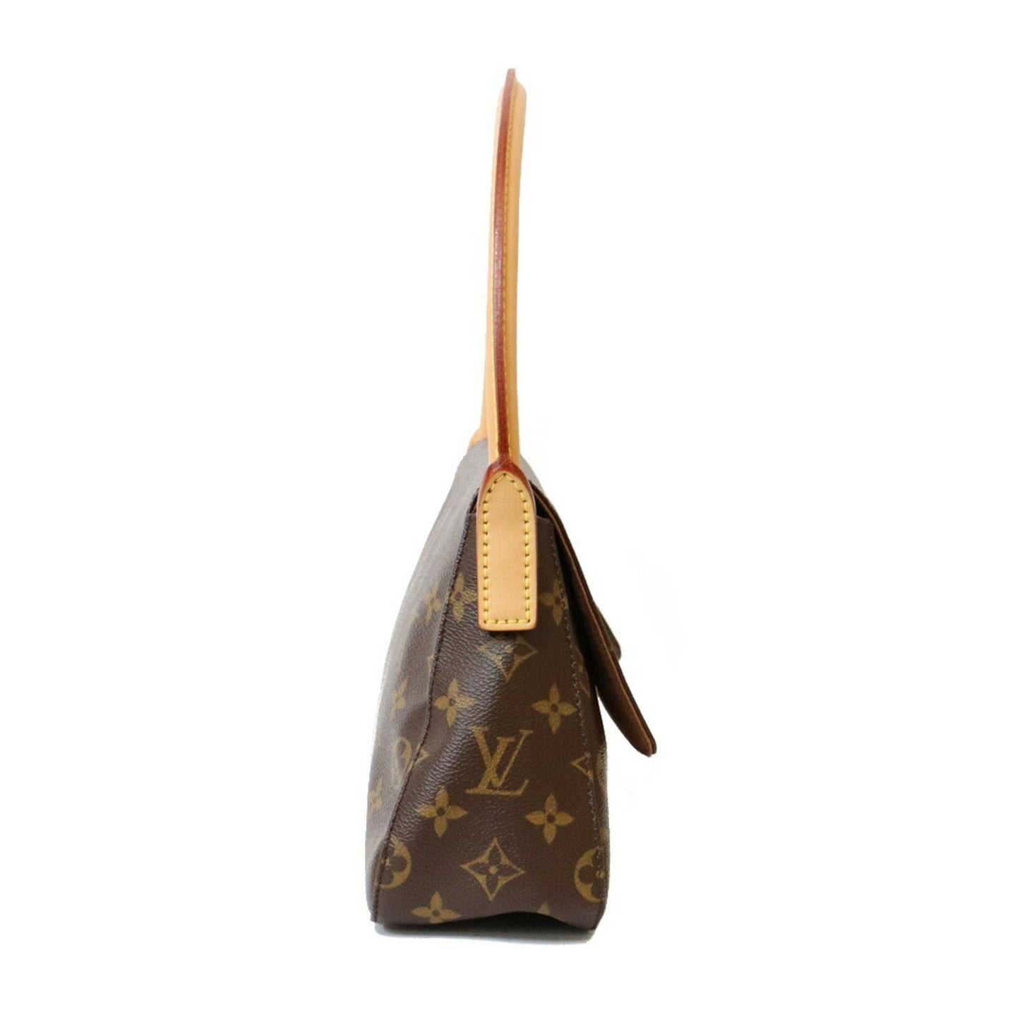 LOUIS VUITTON Shoulder Bag Monogram Mini Looping M51147 Brown Women's Canvas