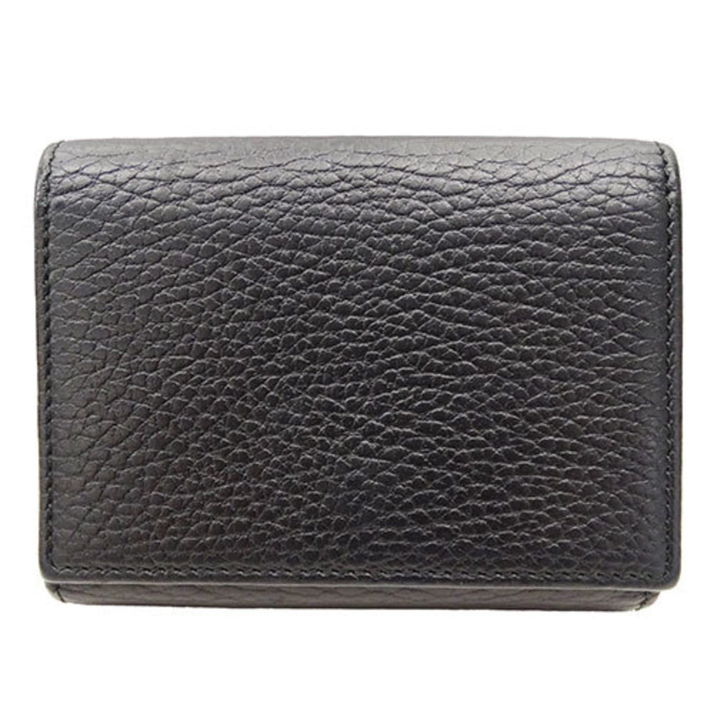Gucci Black Leather Wallet (Tri-Fold)