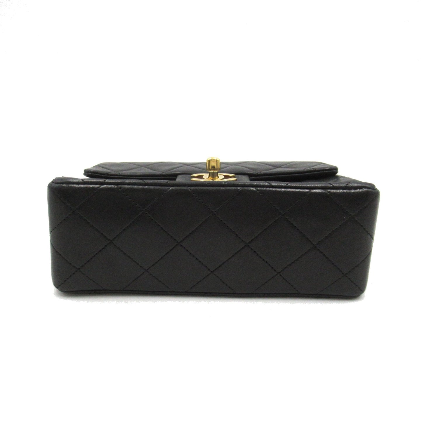 CHANEL Mini Materasse Chain Shoulder Black Lambskin (sheep leather)