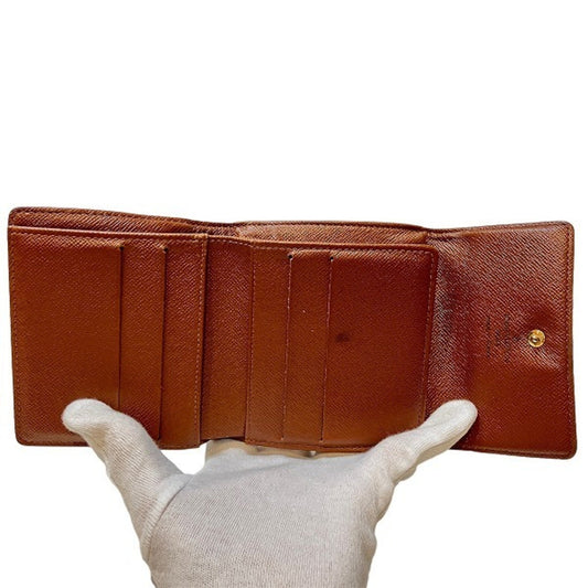 LOUIS VUITTON Monogram Portomone Bier Cult Credit M61652 Unisex Wallet