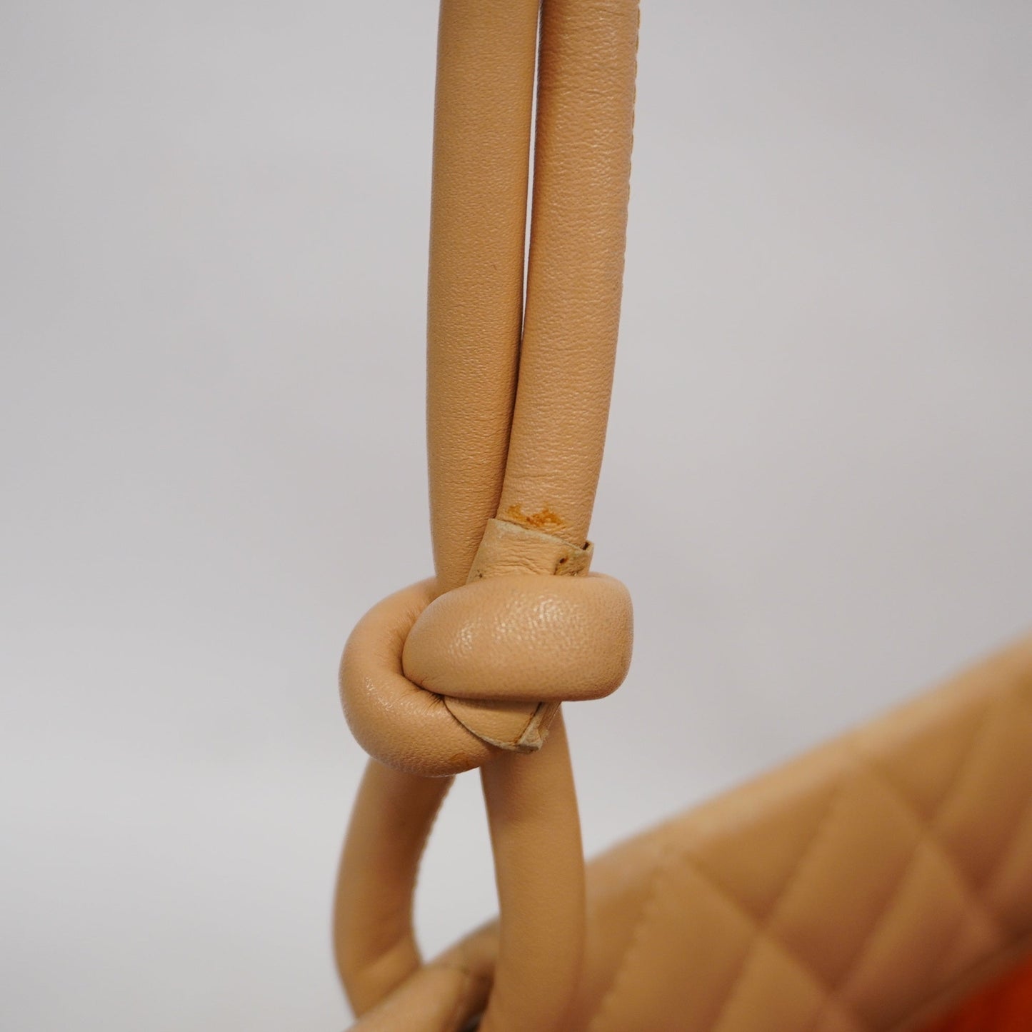 ChanelAuth  Ligne Cambon Tote Bag Lambskin Women's Tote Bag Beige