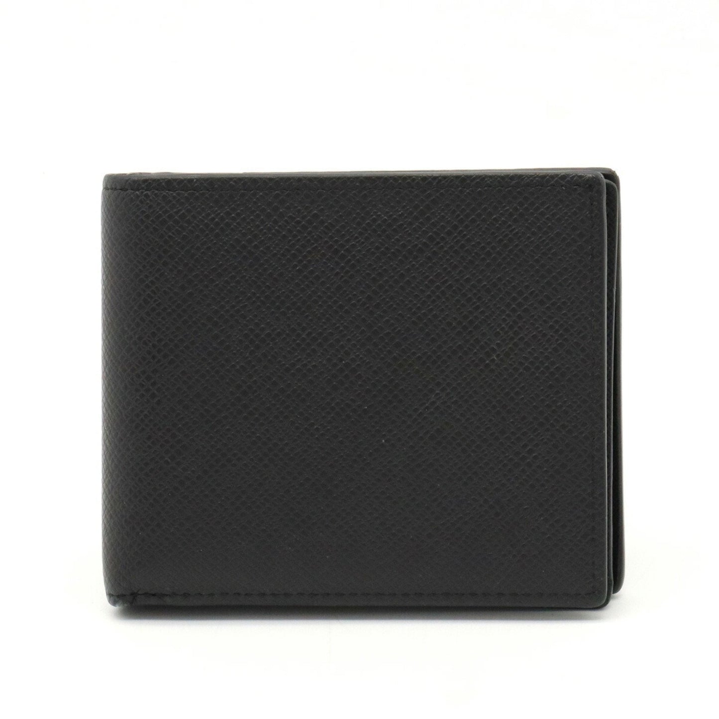 LOUIS VUITTON Taiga Portefeuille Amerigo NM Bifold Wallet Leather Ardoise Black Men's M62045