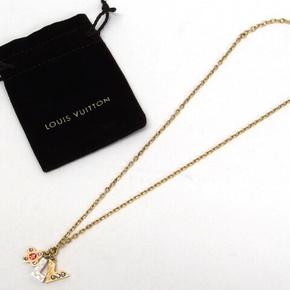 LOUIS VUITTON Pandantif Love Letters Necklace Flower M37068