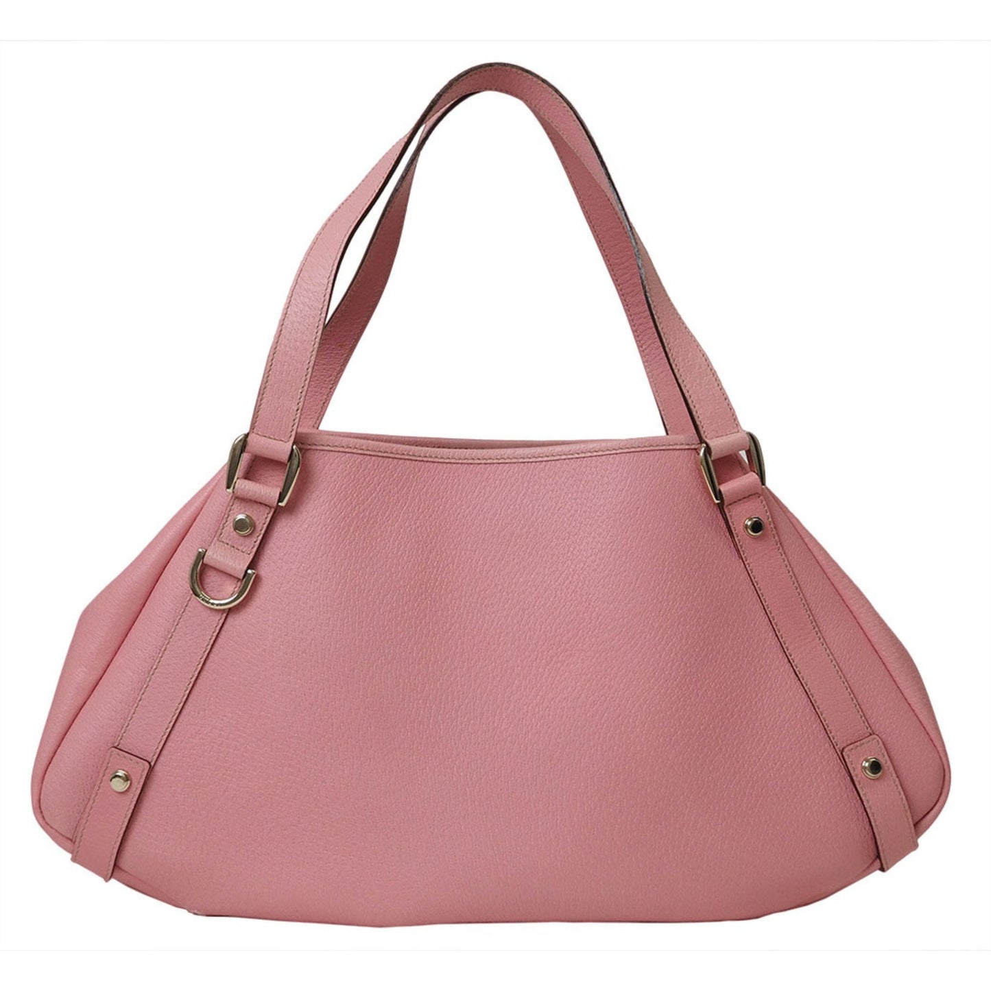 Gucci Pink Leather Handbag Shoulder Bag Tote Bag ()