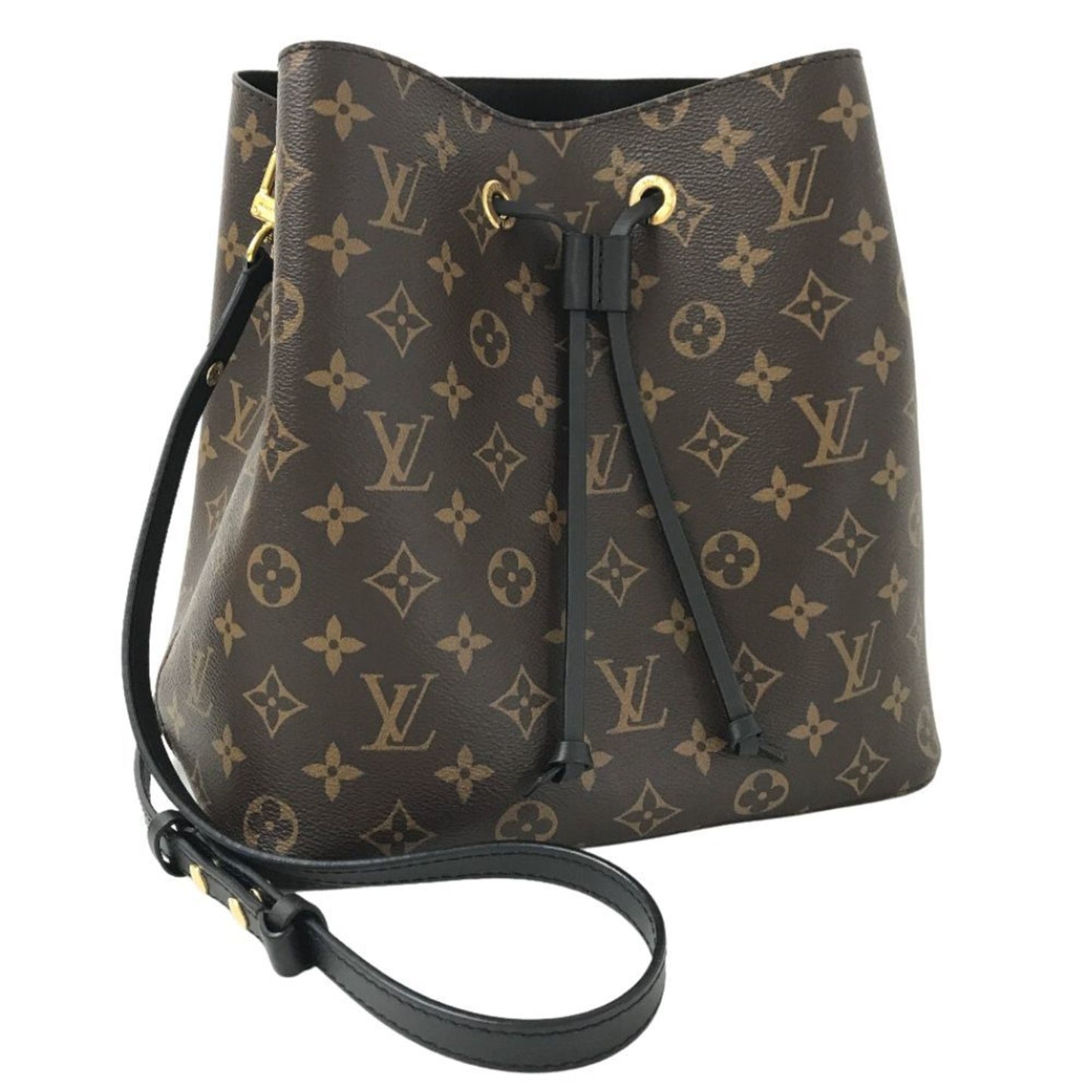 LOUIS VUITTON Shoulder Bag Neonoe M44020 Monogram Canvas Brown Women's