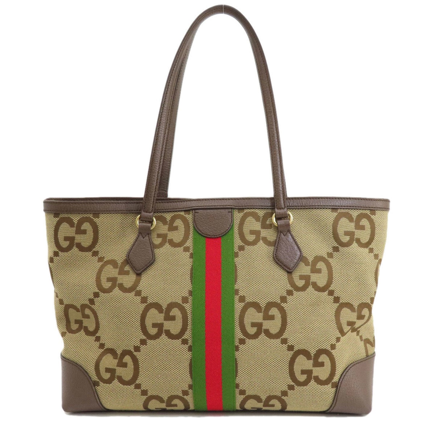 Gucci Brown Canvas Tote Bag