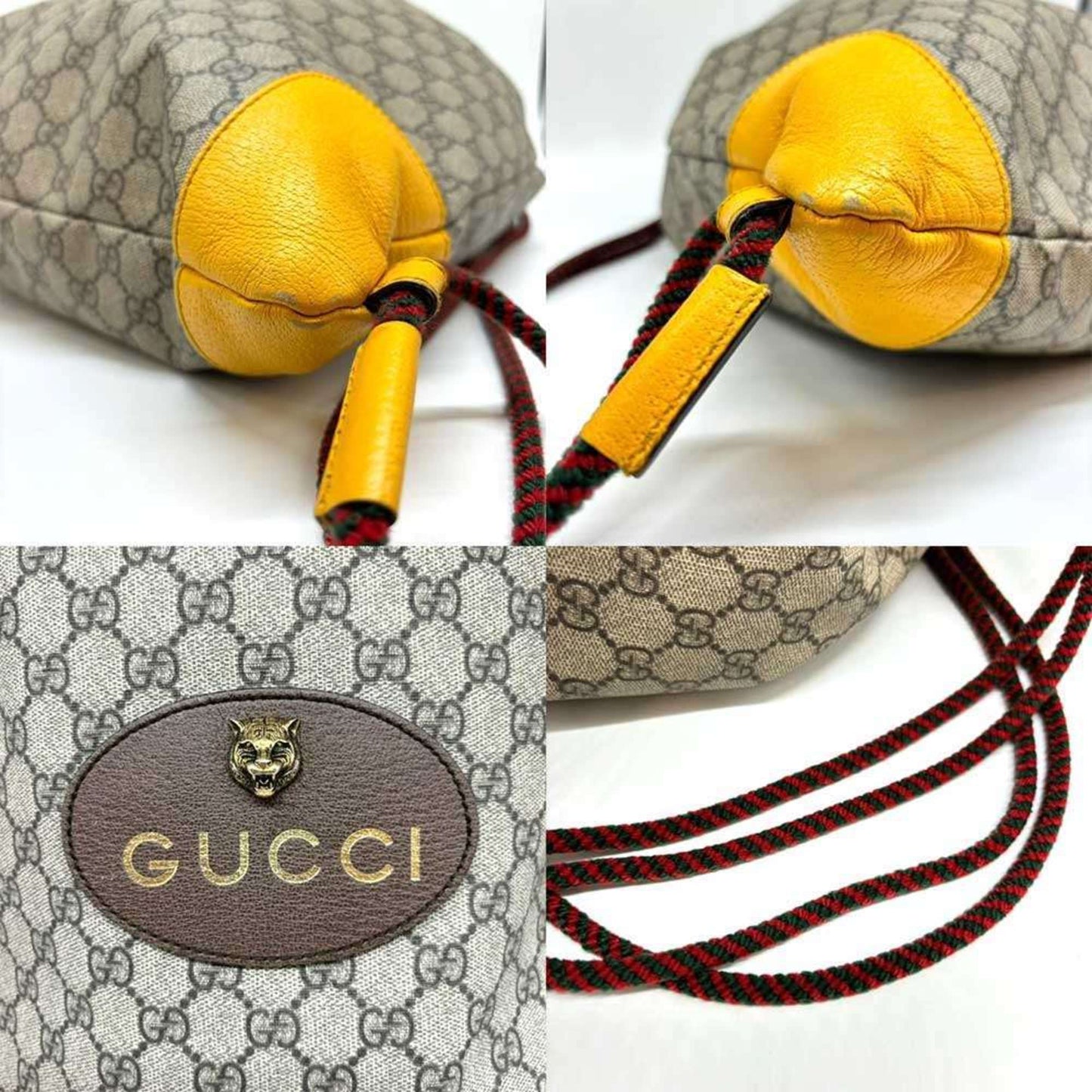 Gucci Beige Gg Supreme Backpack
