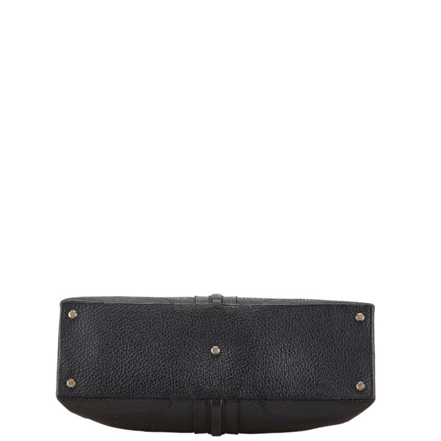 Gucci Dark Brown Leather Handbag Tote Bag