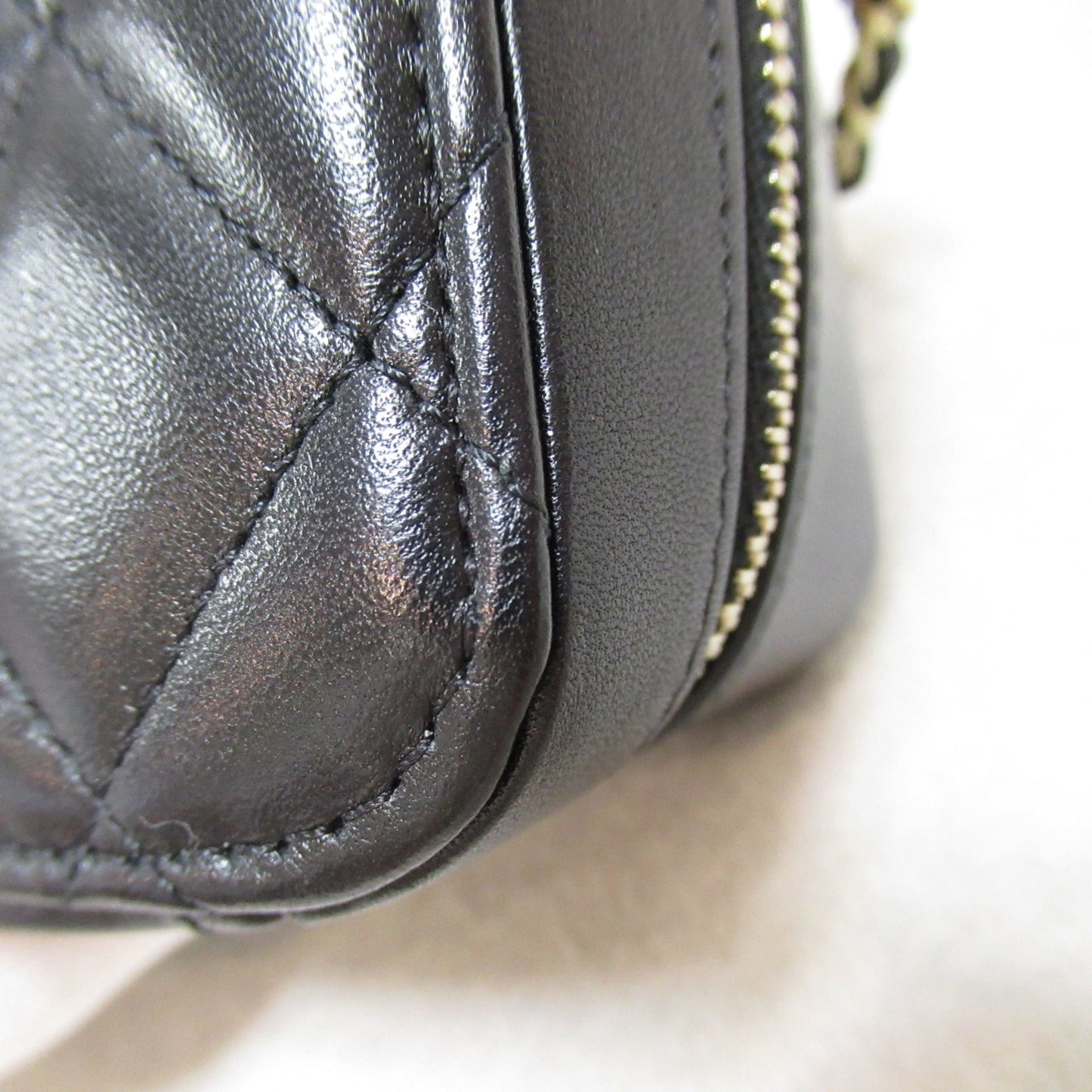 CHANEL Mini ChainShoulder Bag Black Lambskin (sheep leather)
