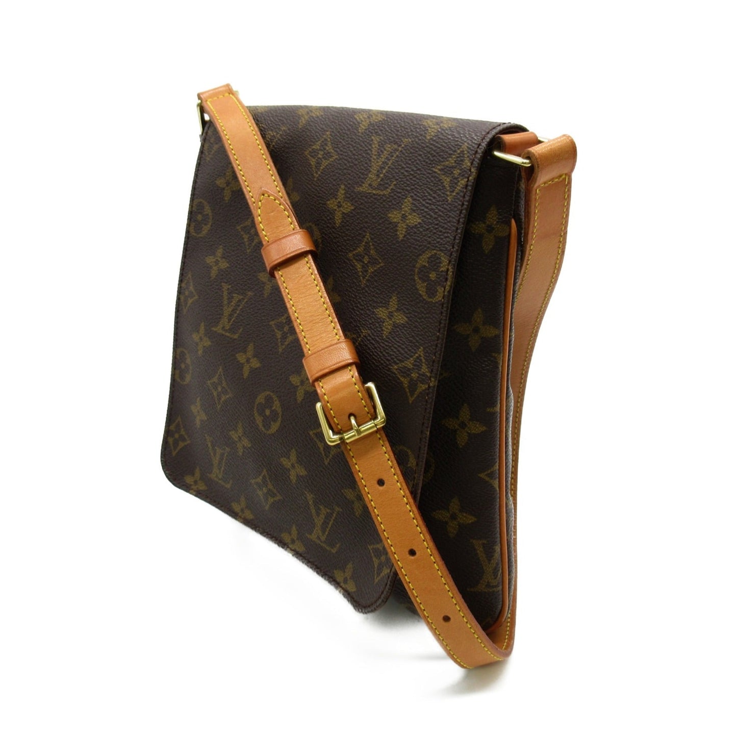 LOUIS VUITTON Musette Salsa Short Shoulder Bag Brown Monogram PVC coated canvas M51258