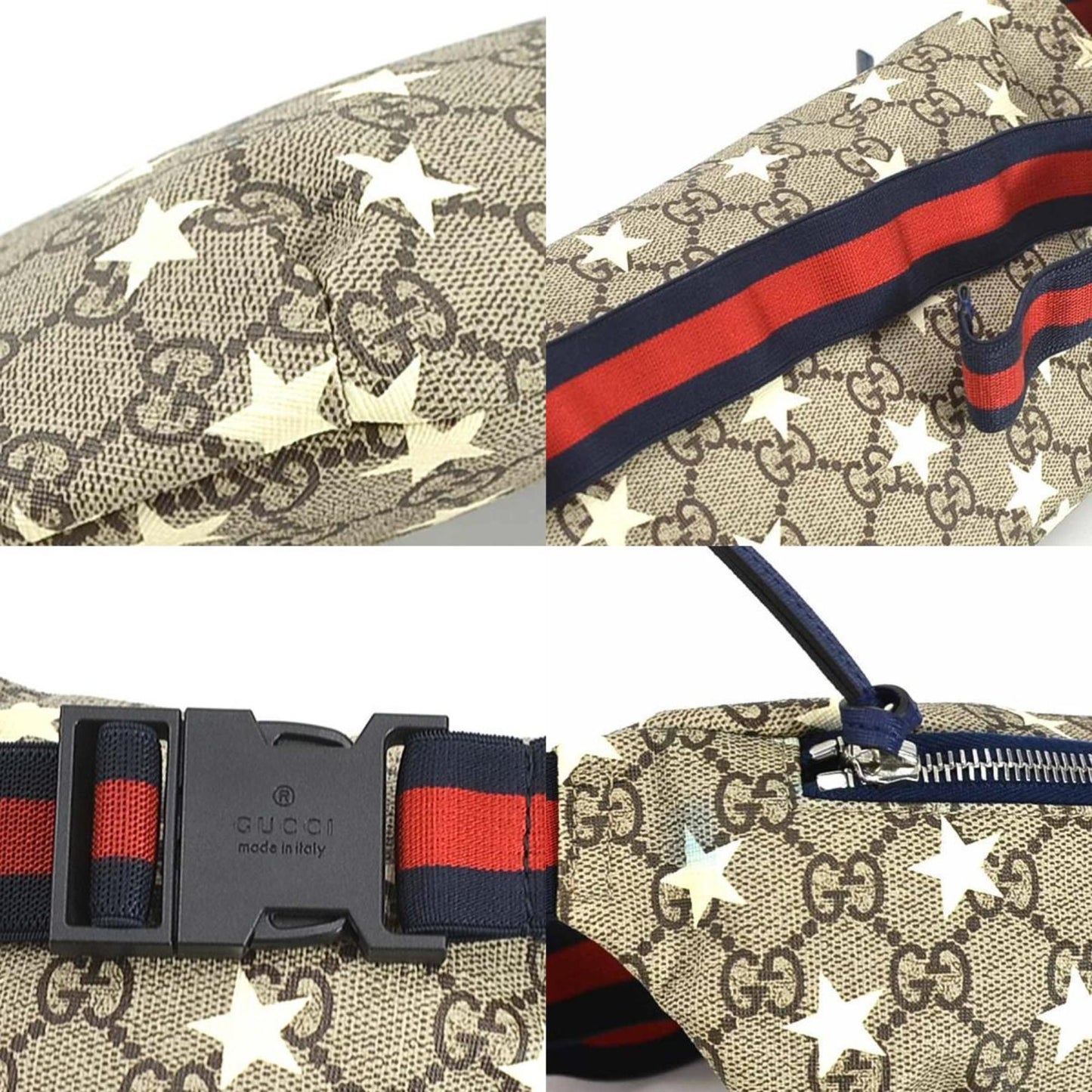 Gucci Brown Gg Supreme Canvas Fanny Pack