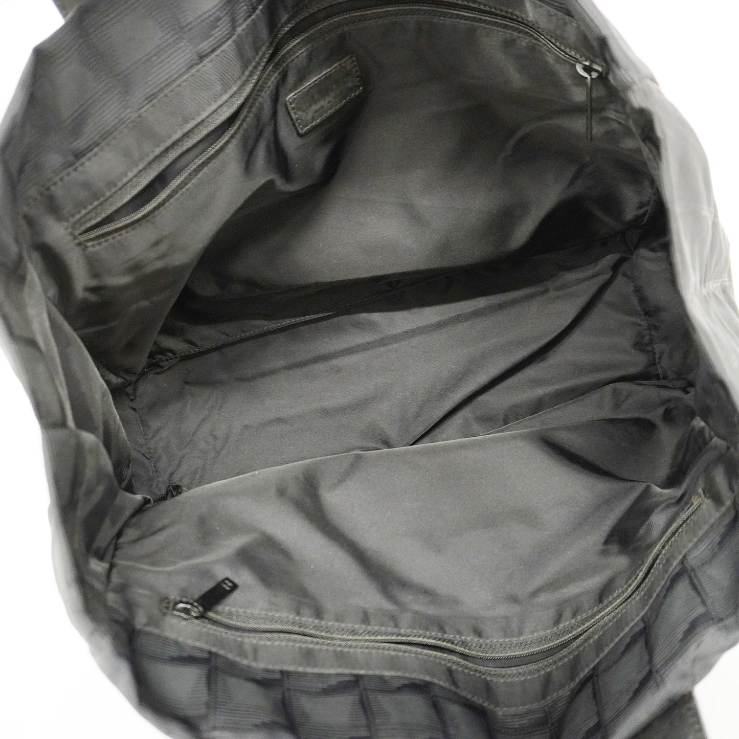 ChanelAuth  New Travel Line Women's Nylon Tote Bag Black