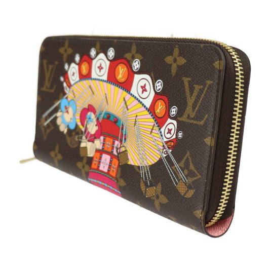 LOUIS VUITTON Vivienne Zippy Wallet Long M69753 Monogram Canvas Brown Multicolor Gold Hardware Swing Round Zipper Japan Limited Vuitton