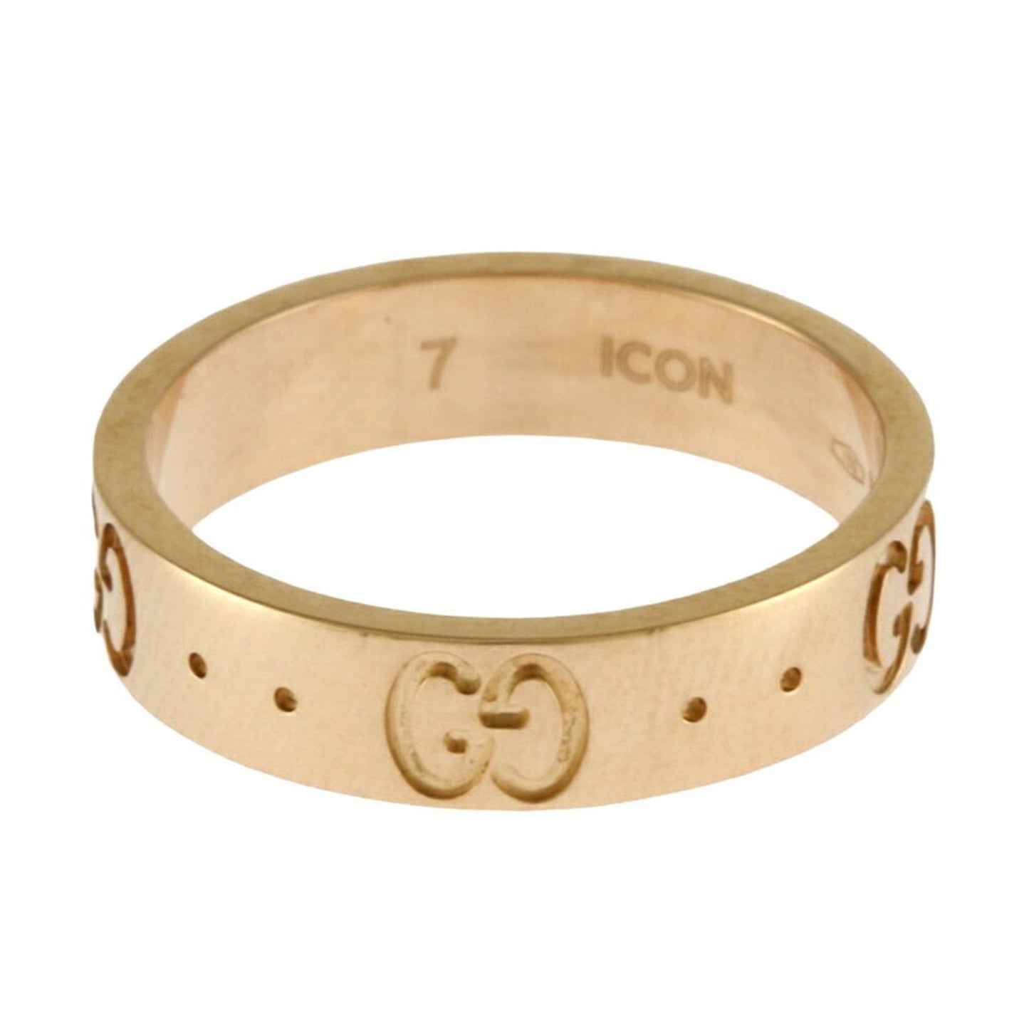 Gucci Gold Pink Gold Pink Gold (18K) Band Ring