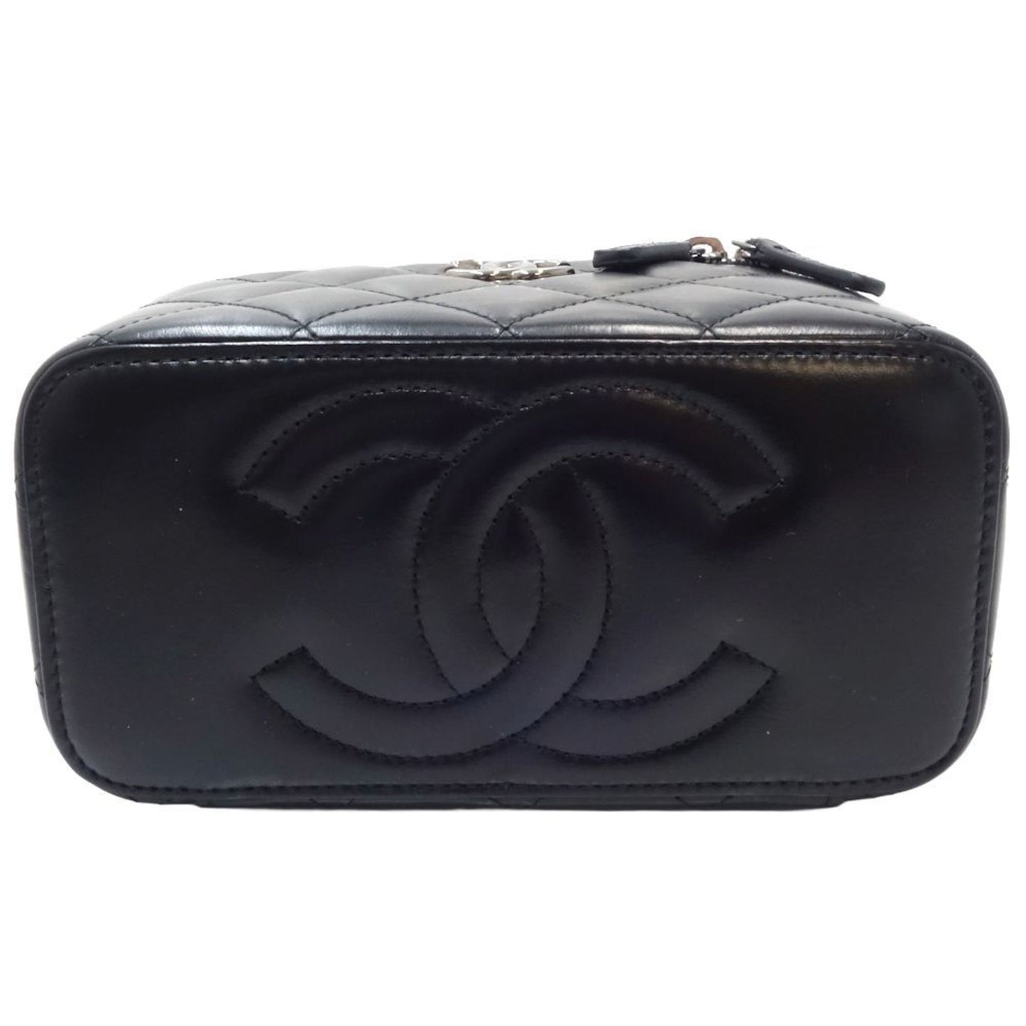 CHANEL Chanel Vanity Matelasse AP3593 Shoulder Bag Lambskin Black 450312