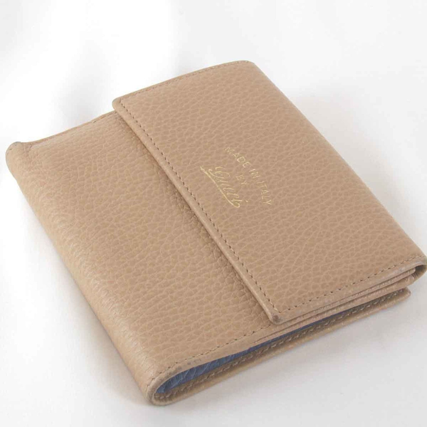 Gucci Beige Leather Wallet (Bi-Fold)