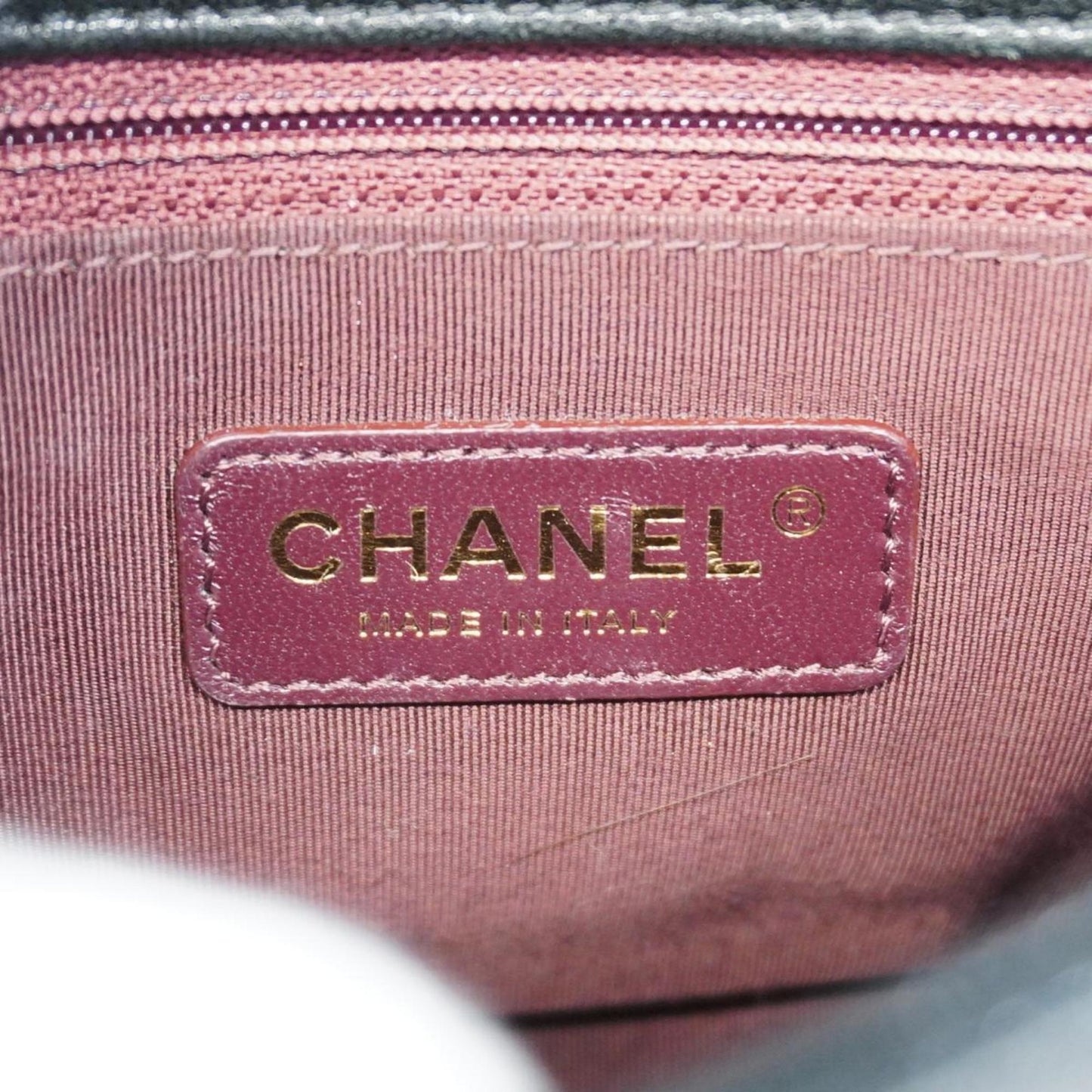 Chanel Shoulder Bag Matelasse W Flap Chain Leather Black Women's