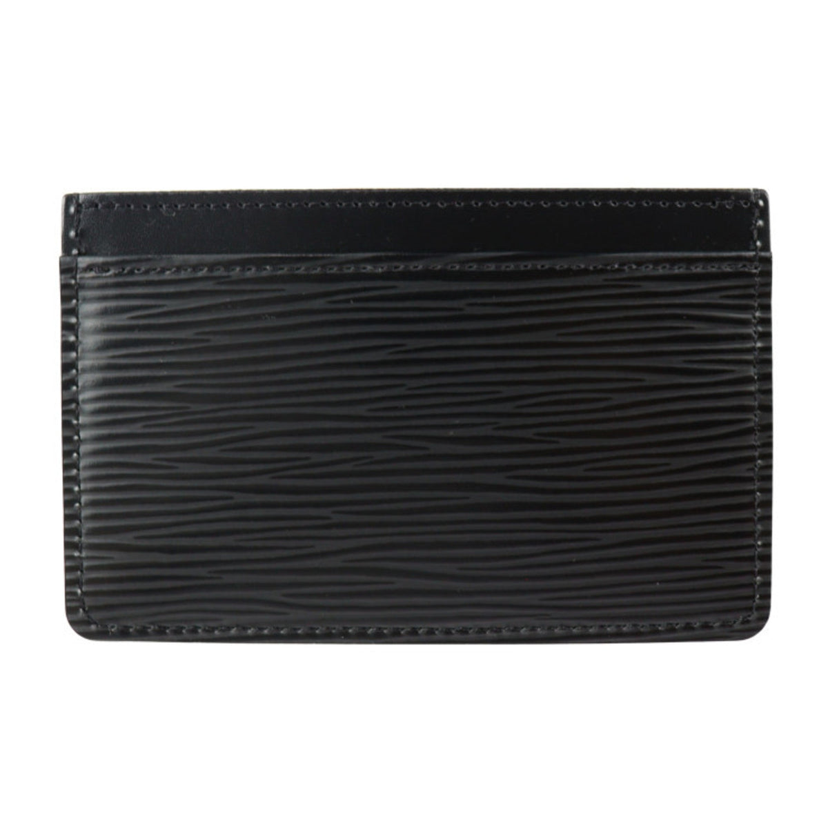 LOUIS VUITTON Porte Cult Sample Card Case M63512 Epi Leather Black Vuitton