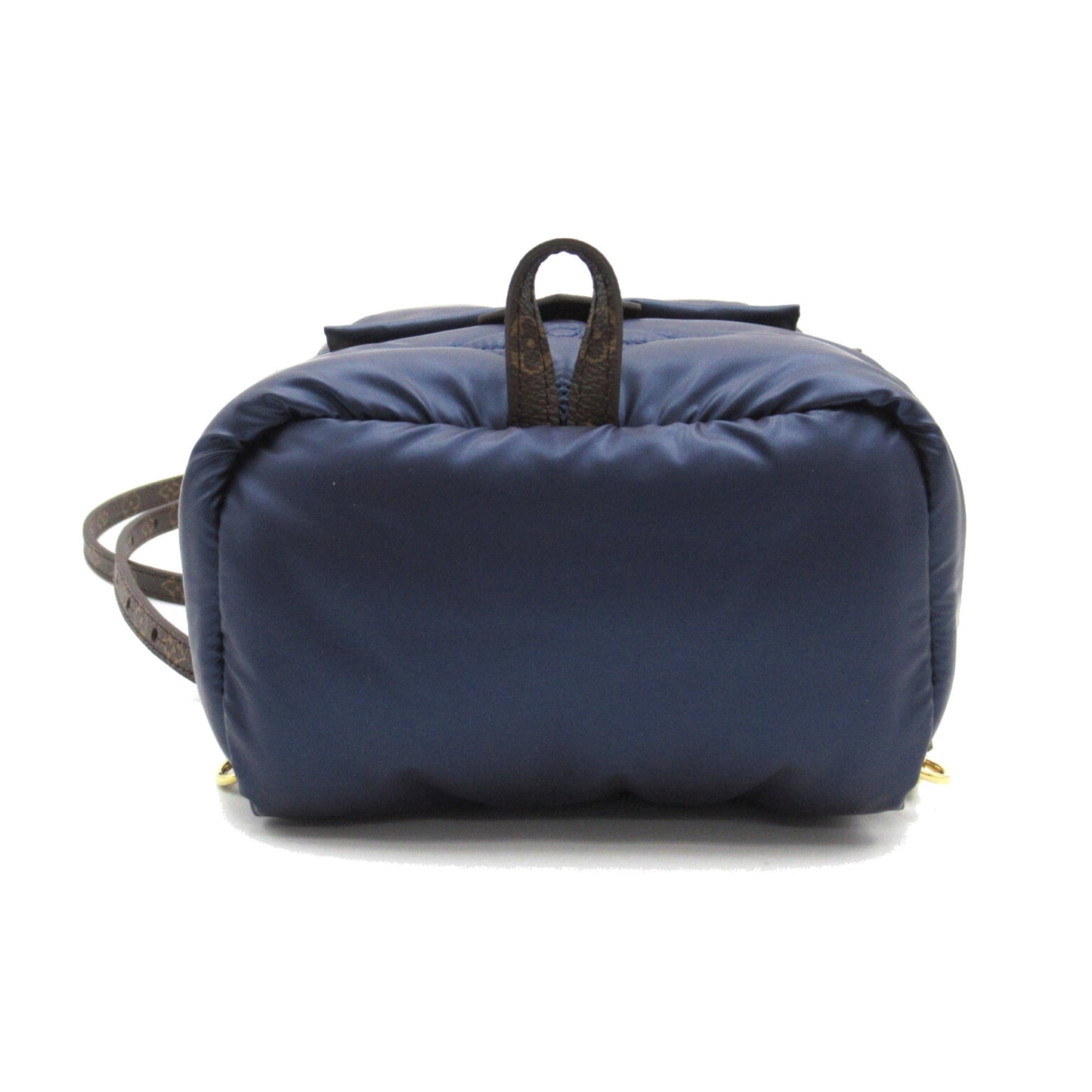 LOUIS VUITTON Palm Springs Backpack MINI Blue Nylon recycled metallic nylon M21060