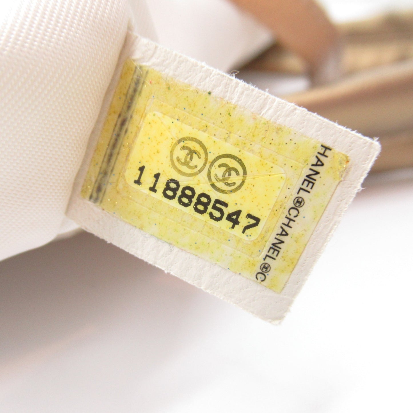 CHANEL Paris Biarritz Tote PM Tote Bag Gold canvas Coated canvas