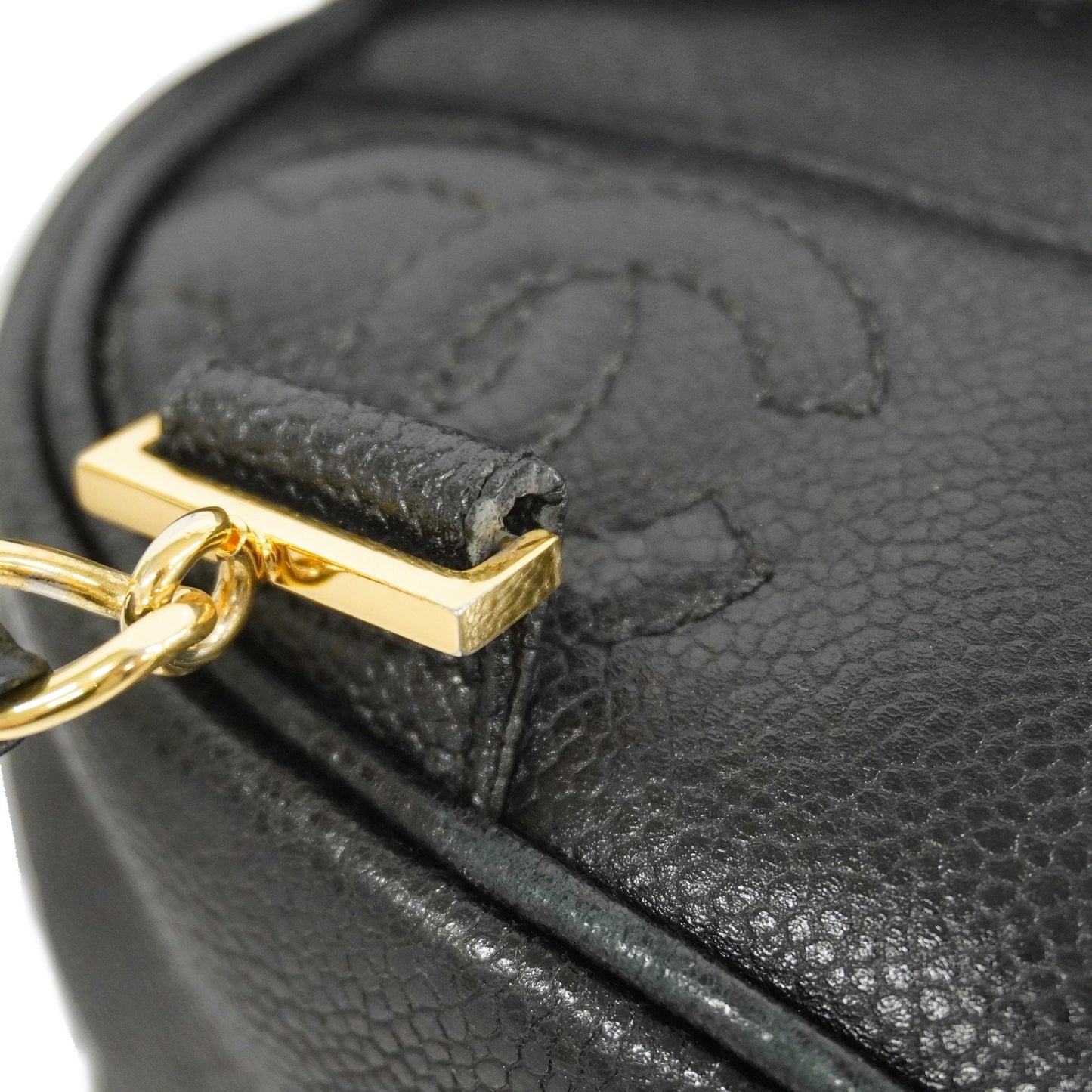 ChanelAuth  Triple Coco Women's Leather Backpack Black