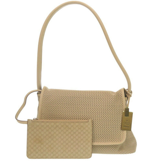 Gucci Beige Leather Handbag ()