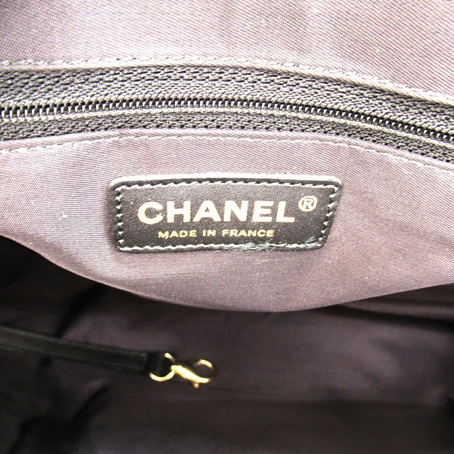 CHANEL New Travel Line Tote MM Bag Nylon Women's Black A15991