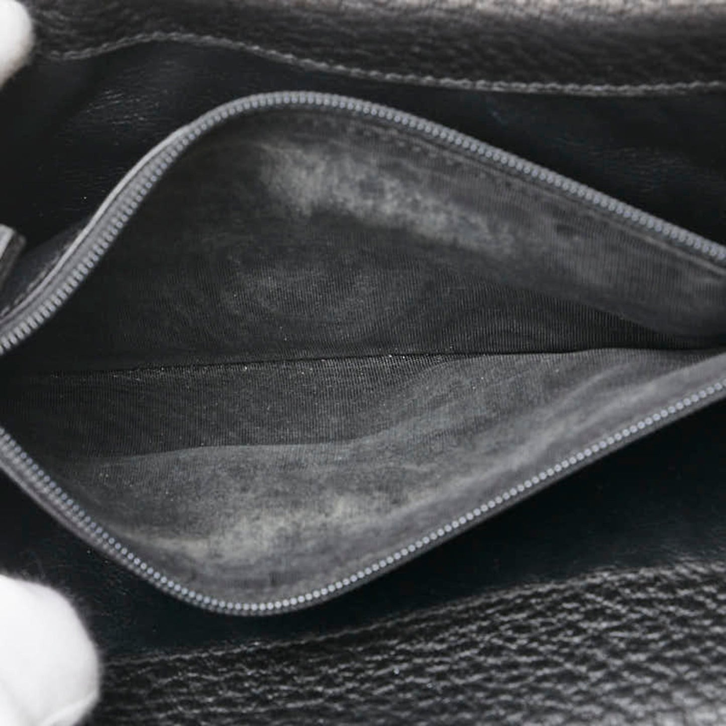 Gucci Black Leather Long Wallet (Bi-Fold)
