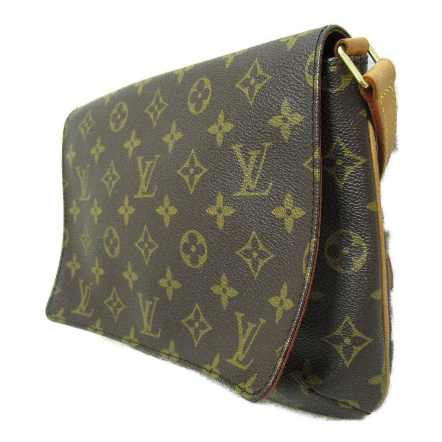 LOUIS VUITTON Musette Tango Short Brown Monogram PVC coated canvas M51257
