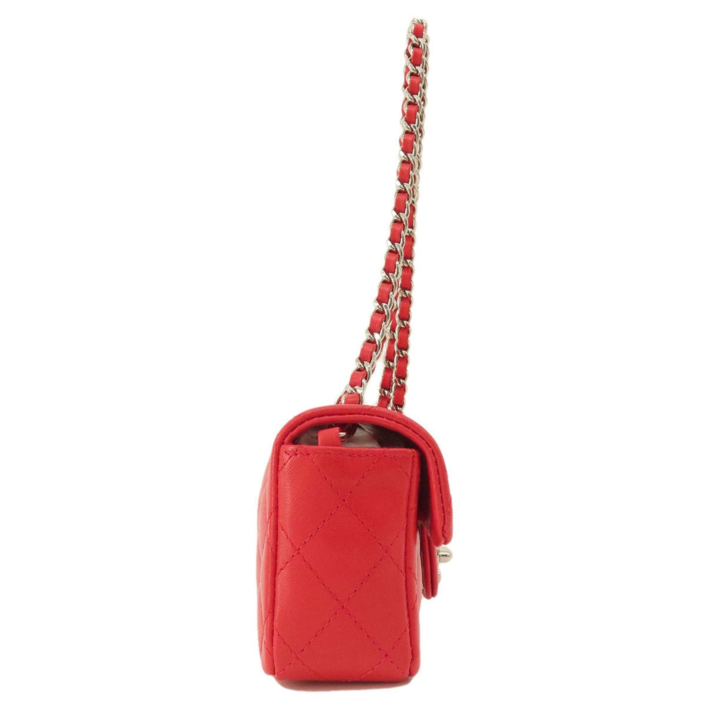 Chanel Chain Shoulder Matelasse Bag Lambskin Women's
