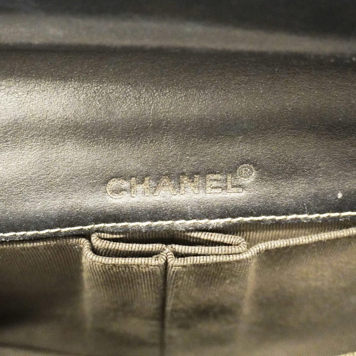 ChanelAuth  Chocolate Bar Chain Shoulder Women's Denim Shoulder Bag Blue