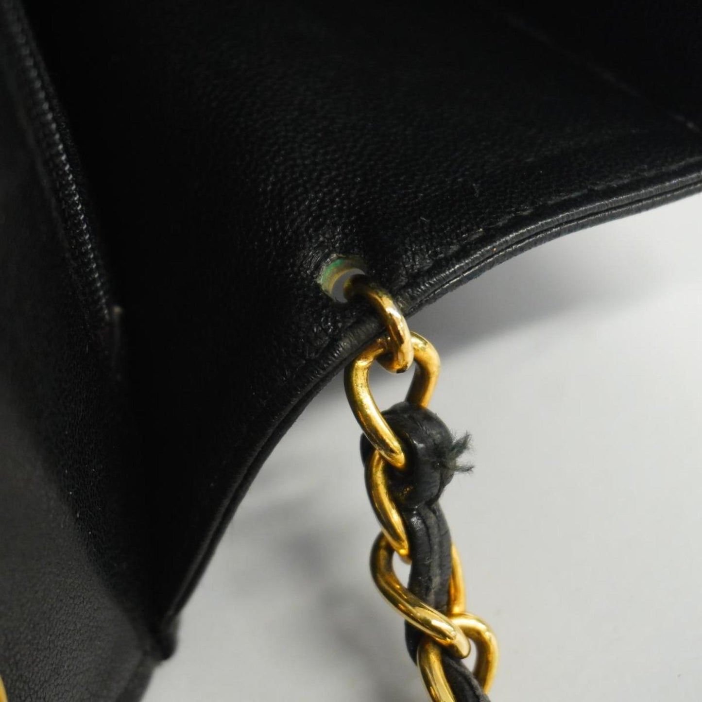 Chanel Shoulder Bag Matelasse Chain Lambskin Black Women's