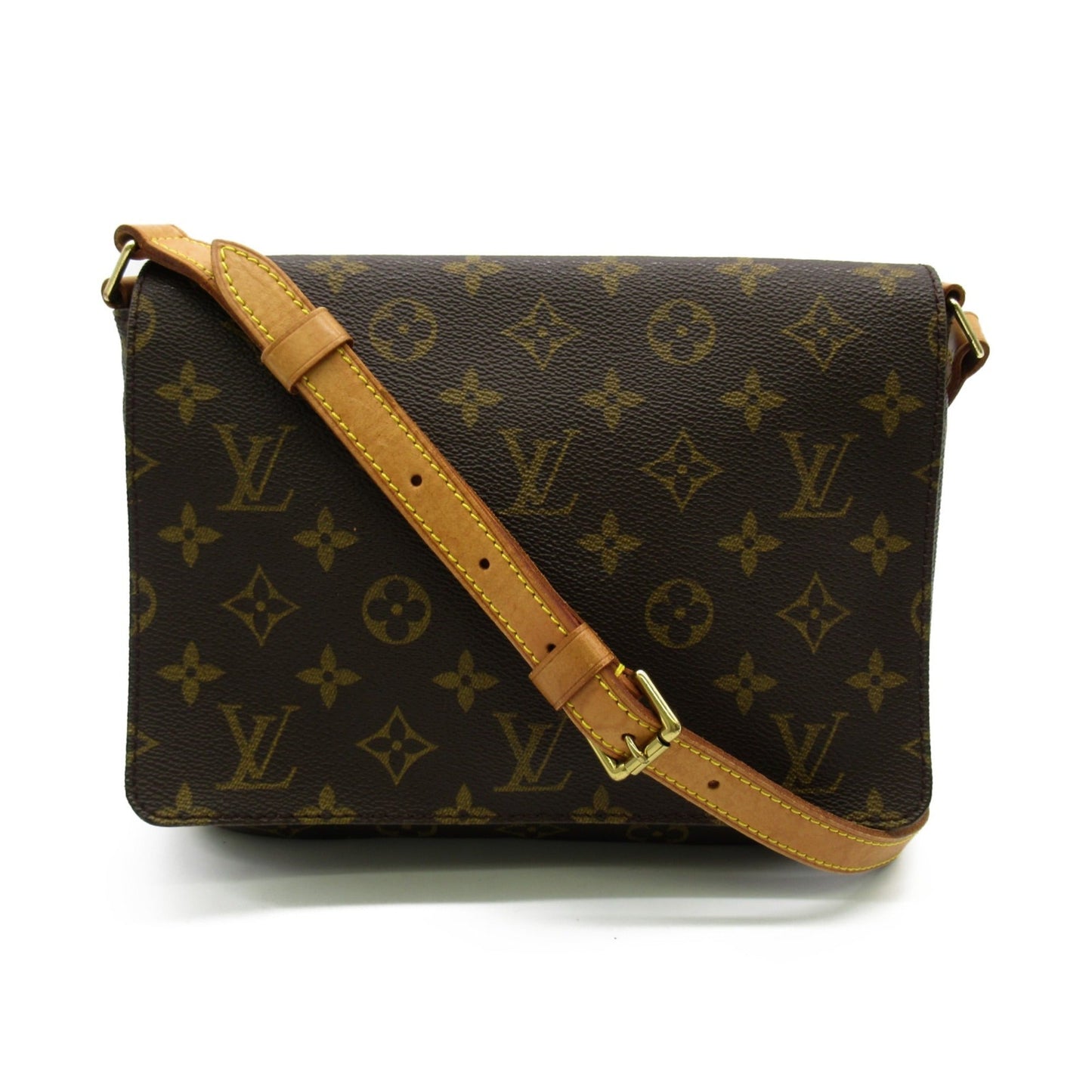 LOUIS VUITTON Musette Tango Short Brown Monogram PVC coated canvas M51257