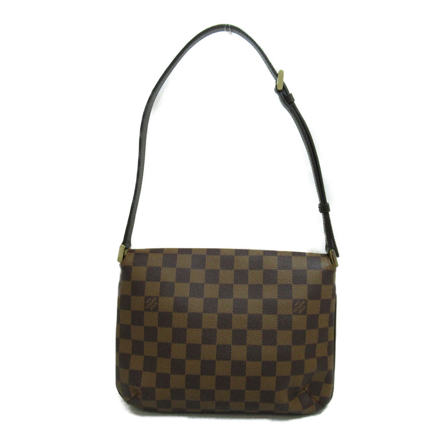 LOUIS VUITTON Musette Tango Short Shoulder Bag Brown Damier PVC coated canvas N51255