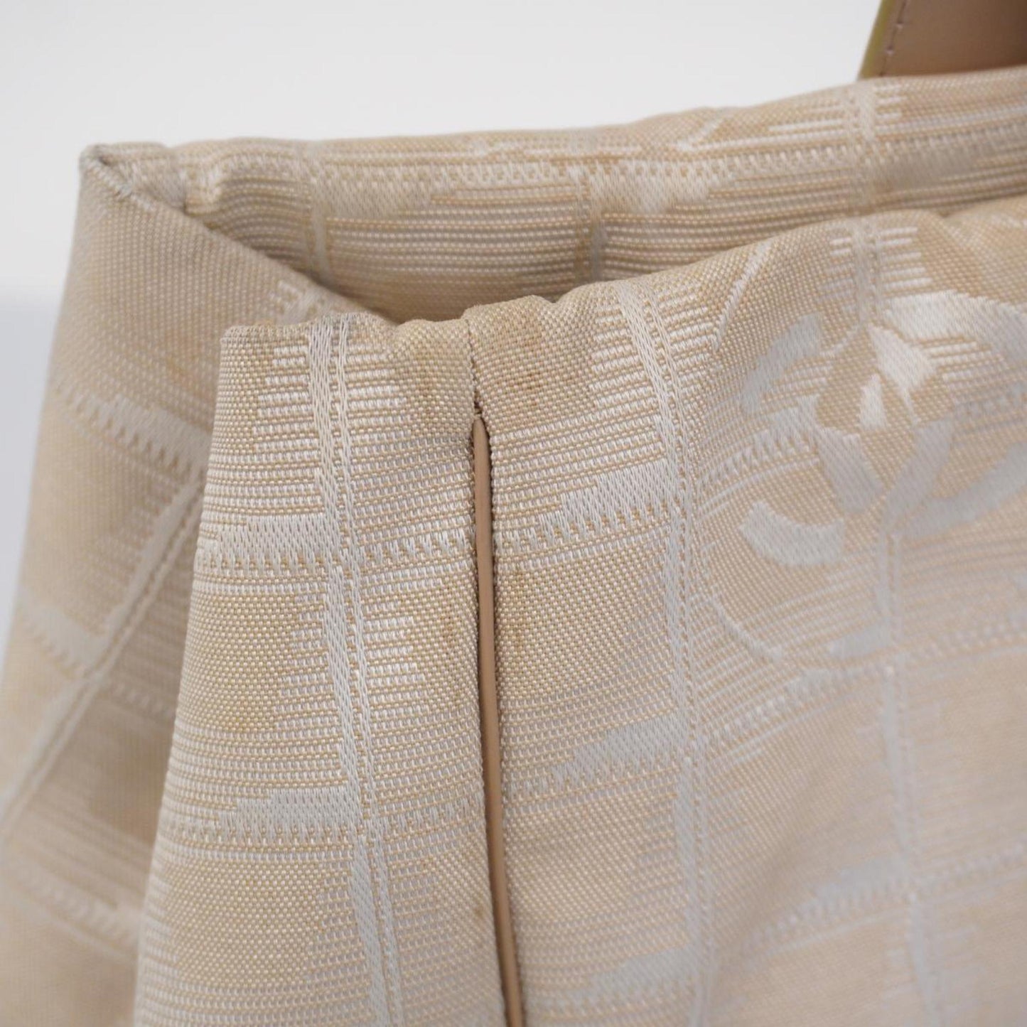 Chanel Tote Bag New Travel Nylon Beige Women's