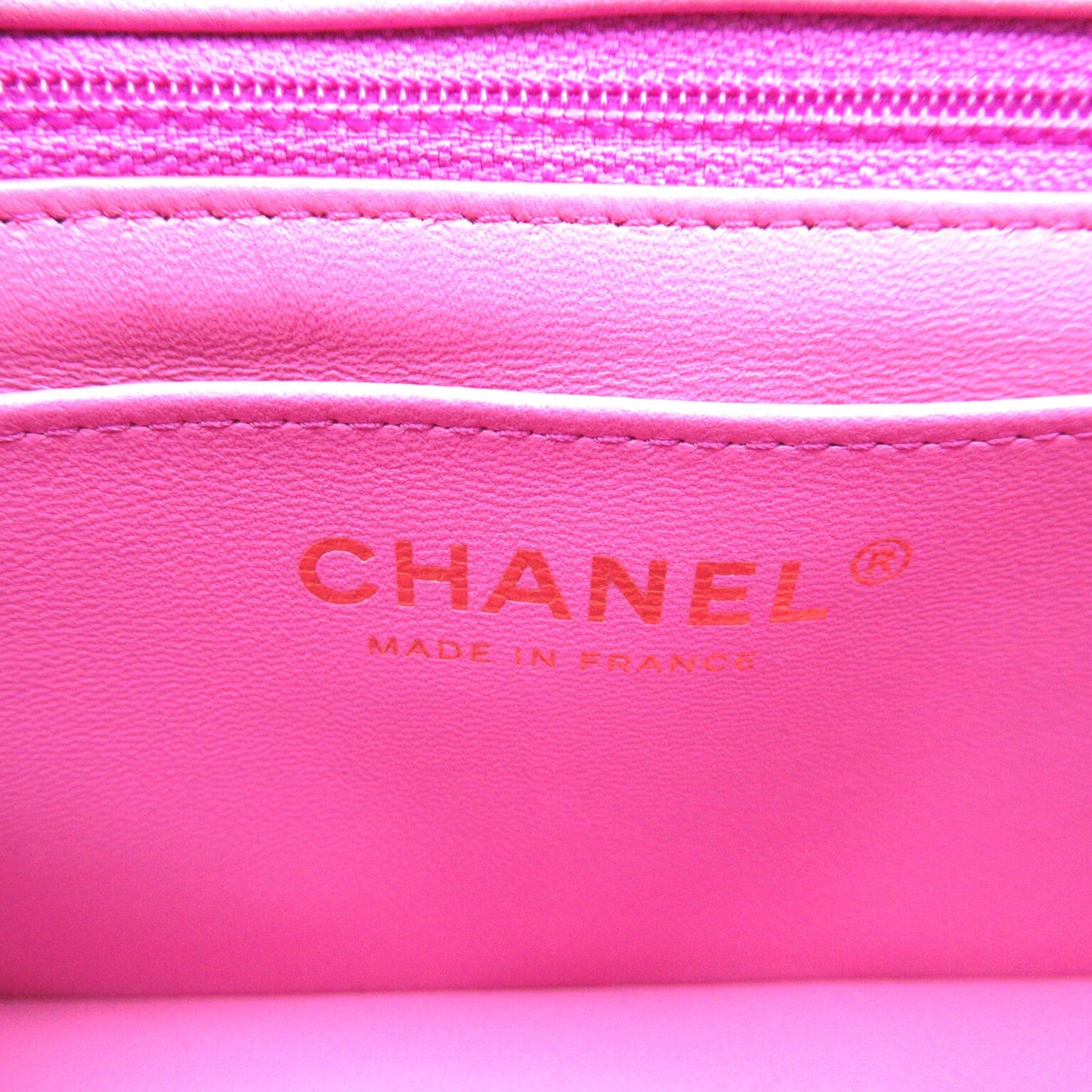 CHANEL Mini Materasse Chain Shoulder Purple tweed A69900