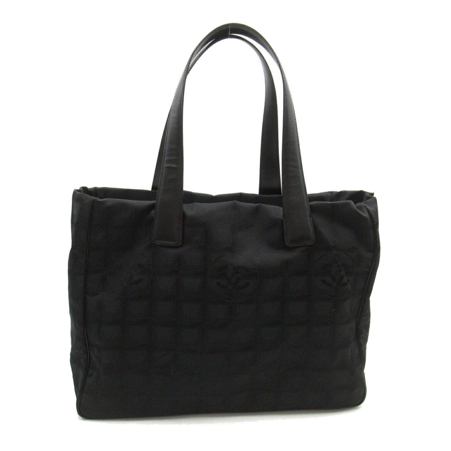 CHANEL New Travel Line Tote MM Bag Nylon Women's Black A15991