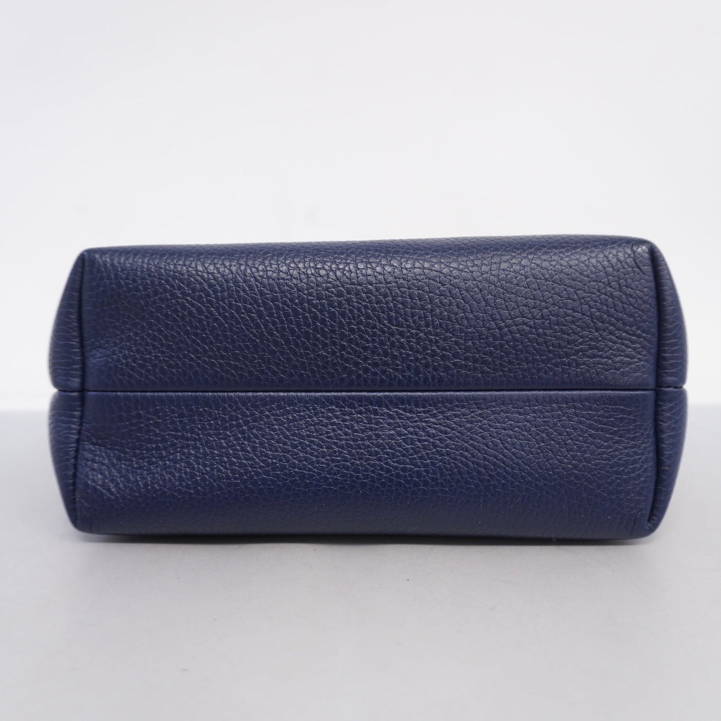 GUCCI  Children 457195 Leather Handbag Navy,White