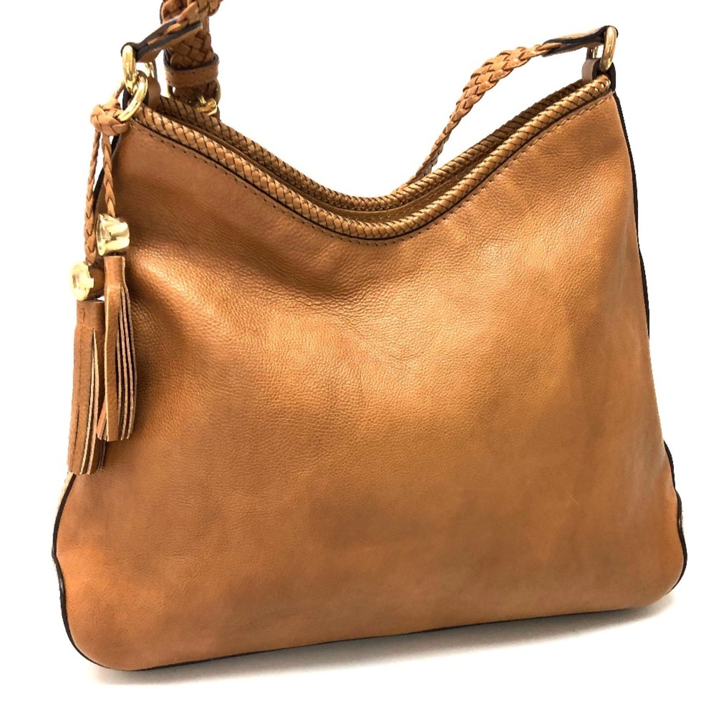 Gucci Brown Leather Shoulder Bag