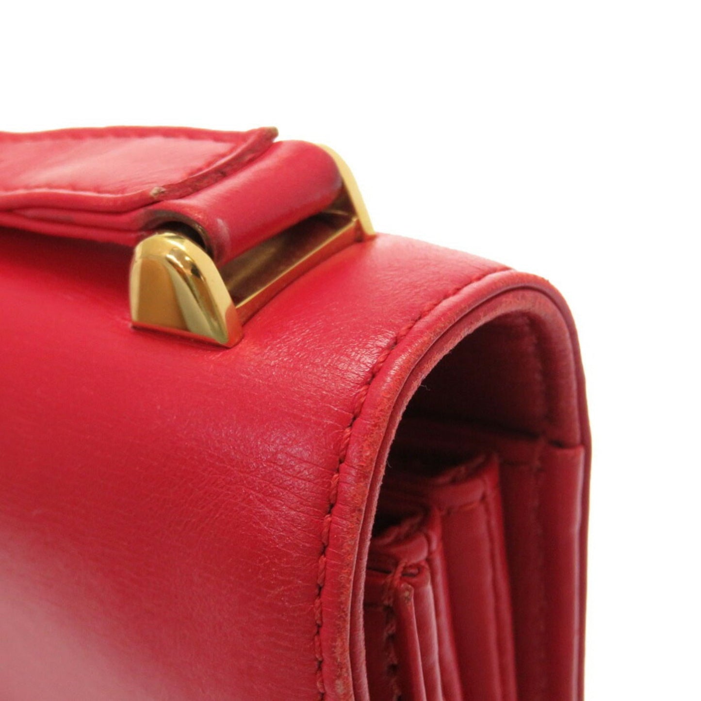 Louis Vuitton Opera Delphi Leather Red M63937 Shoulder Bag LV 0156 LOUIS VUITTON