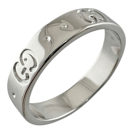 Gucci Silver White Gold (18K) Band Ring ()