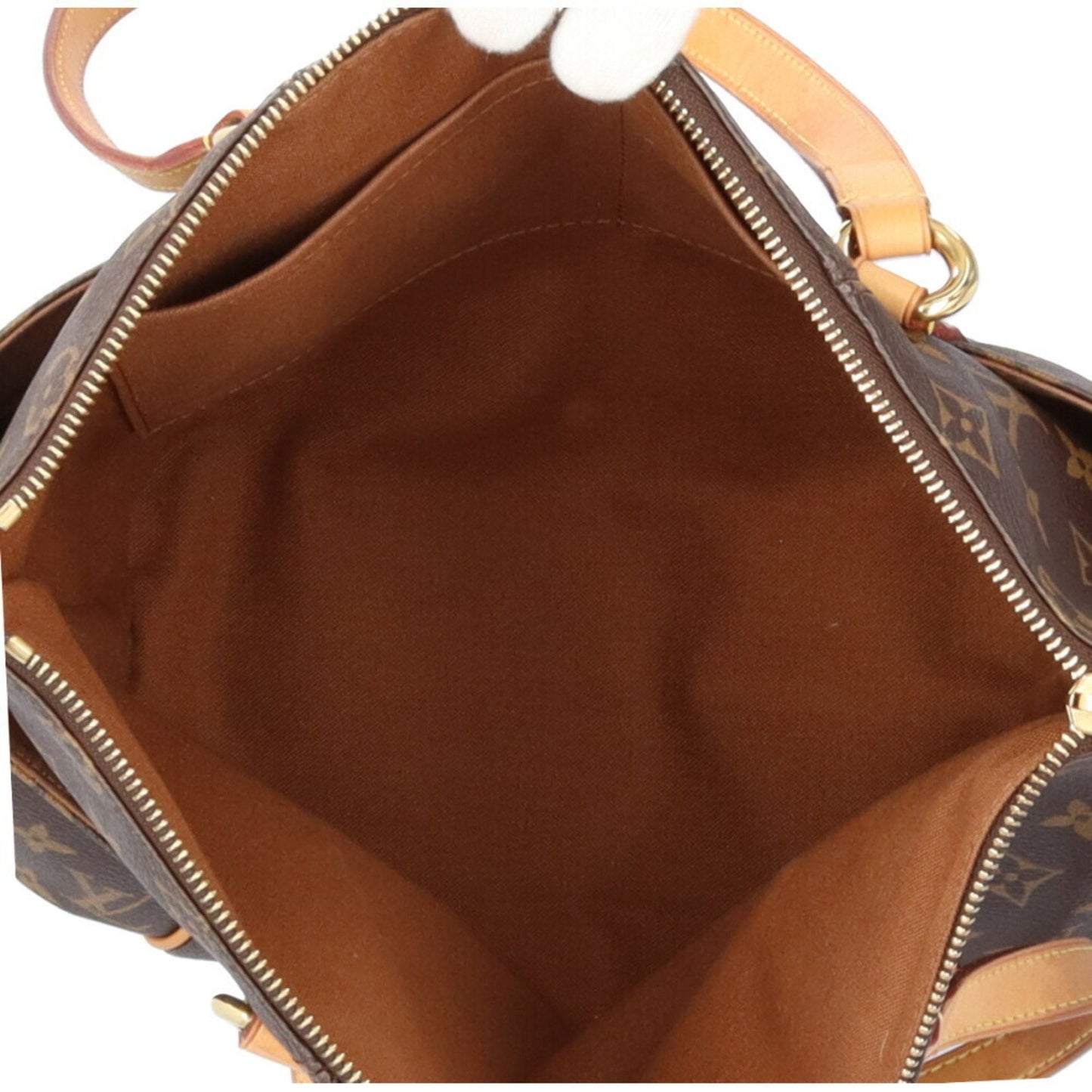 LOUIS VUITTON Totally PM Monogram Shoulder Bag Canvas Brown Women's