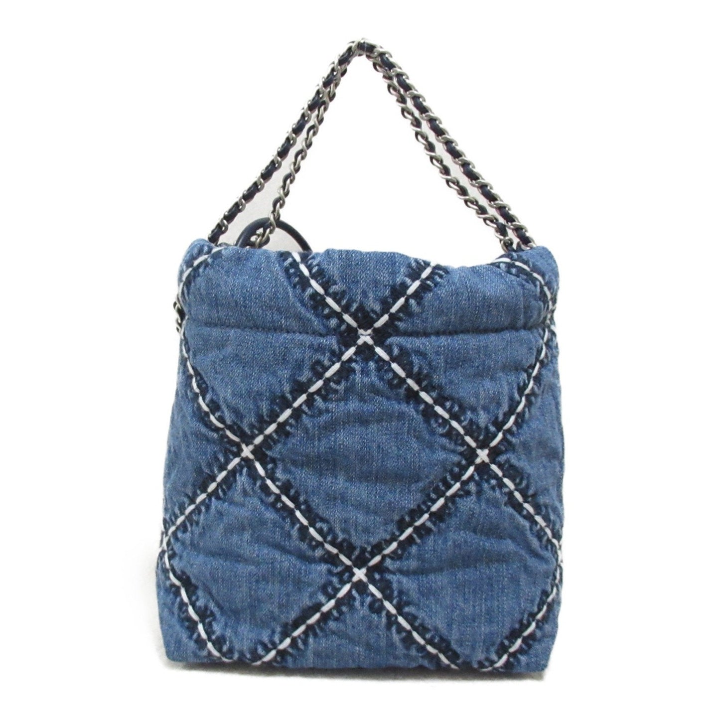 CHANEL CHANEL22 Mi Handbag 2way Shoulder Bag Denim Women's Blue AS3980 B15833 NW287
