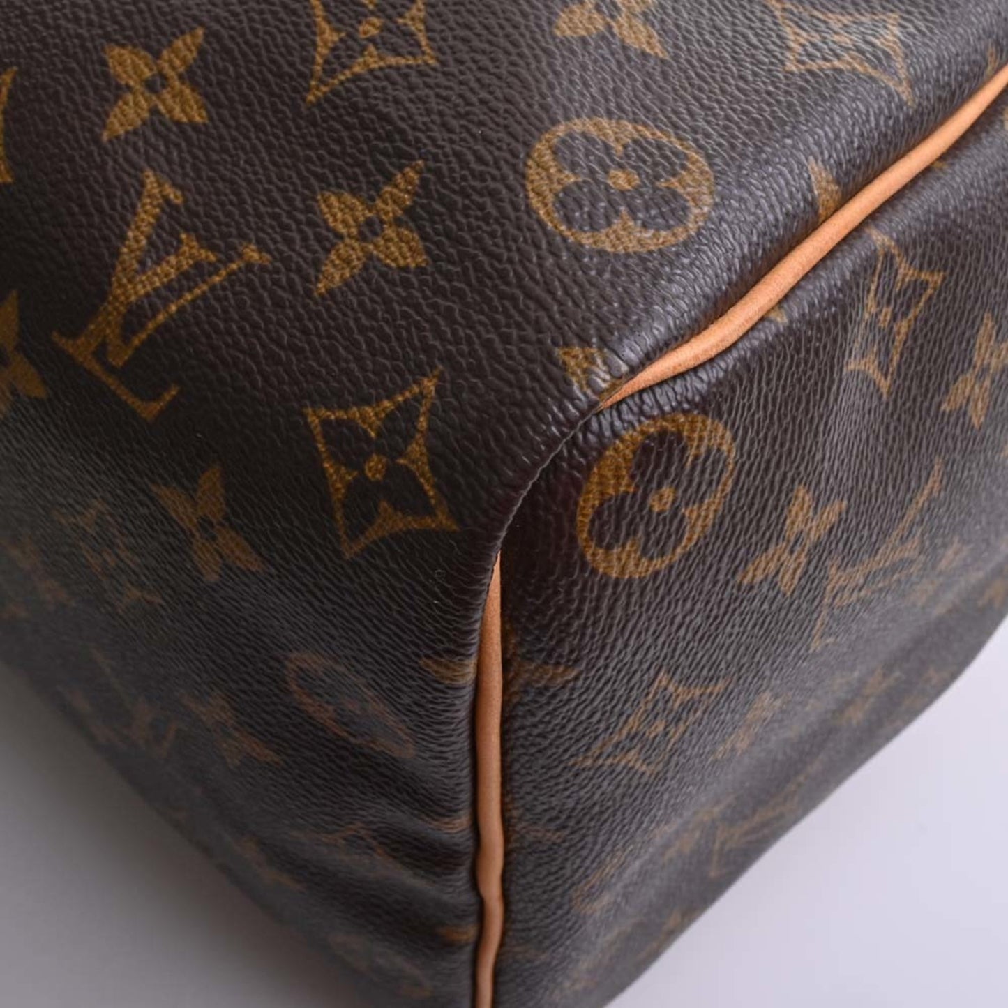 LOUIS VUITTON Monogram Speedy 35 Handbag Boston Bag M41524 Brown Women's