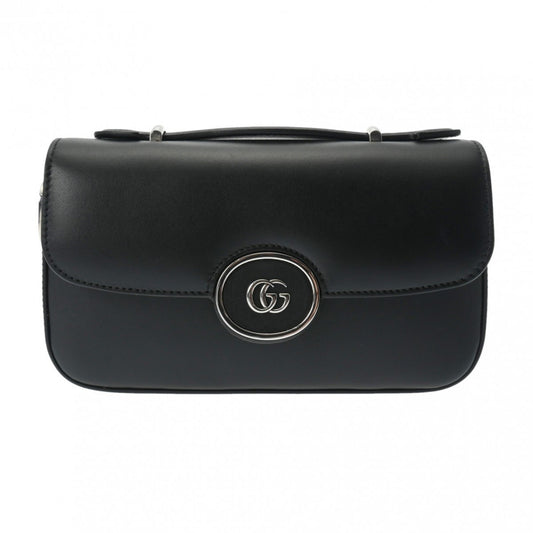 Gucci Black Leather Shoulder Bag ()