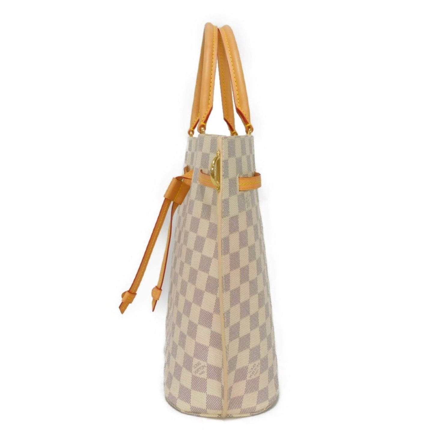 LOUIS VUITTON Handbag Girolatta Logo White 2WAY Shoulder Bag Damier Azur Rose Ballerine N41579 Women's