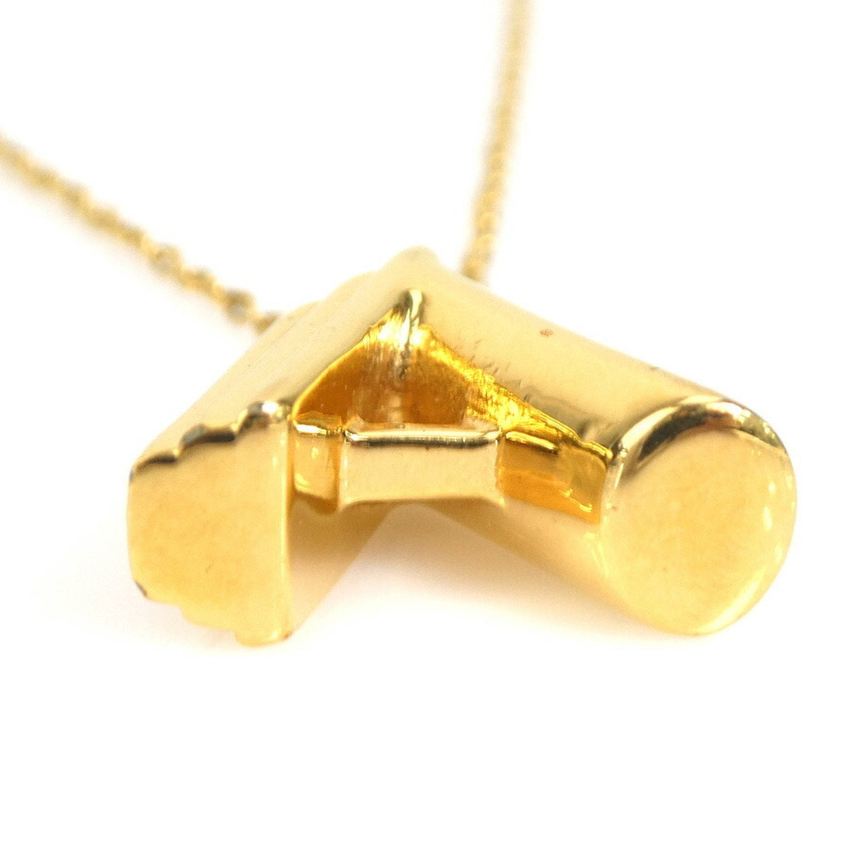 LOUIS VUITTON Necklace LV&ME A Metal Gold M61056