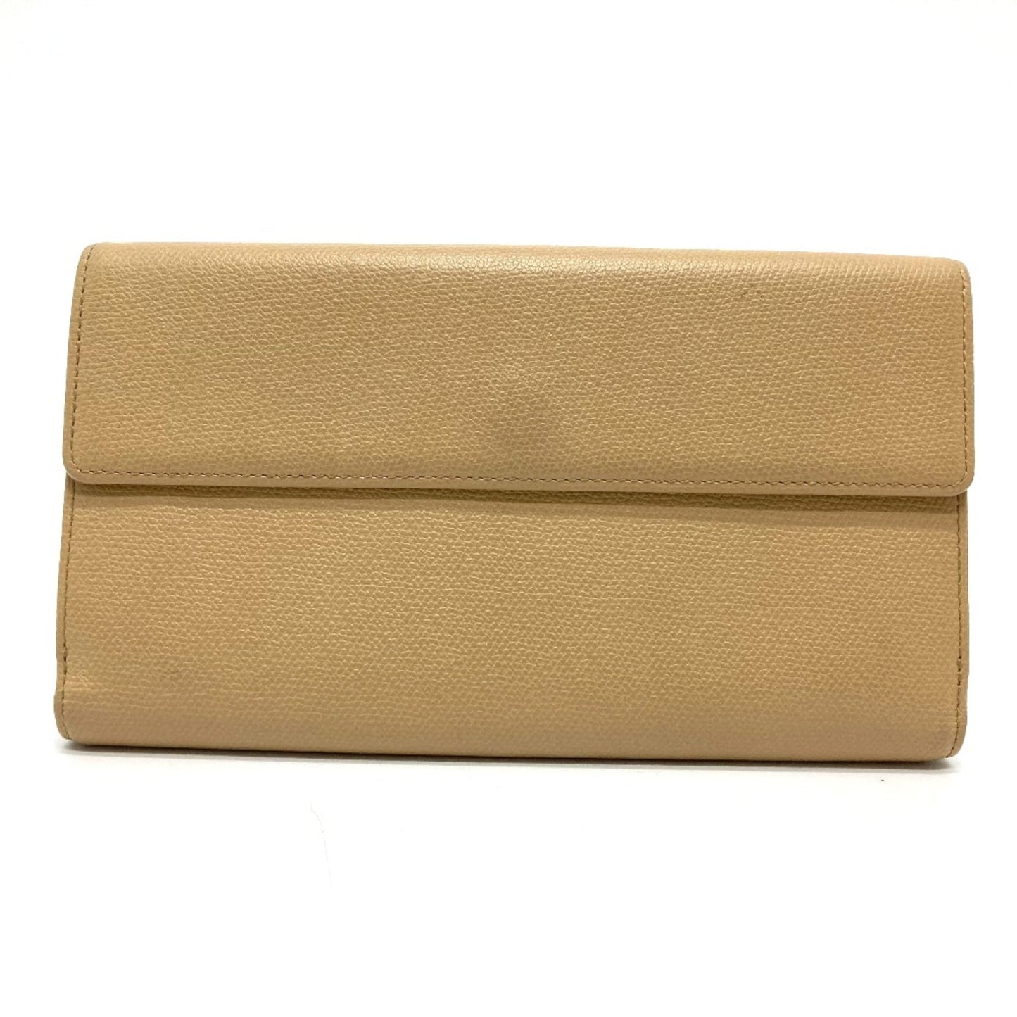 Chanel A20905 CC Mark Bifold Long Wallet Beige